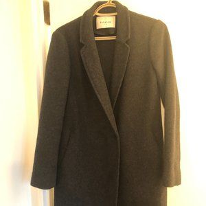 Aritzia Babaton - charcoal wool/cashmere - XXS
